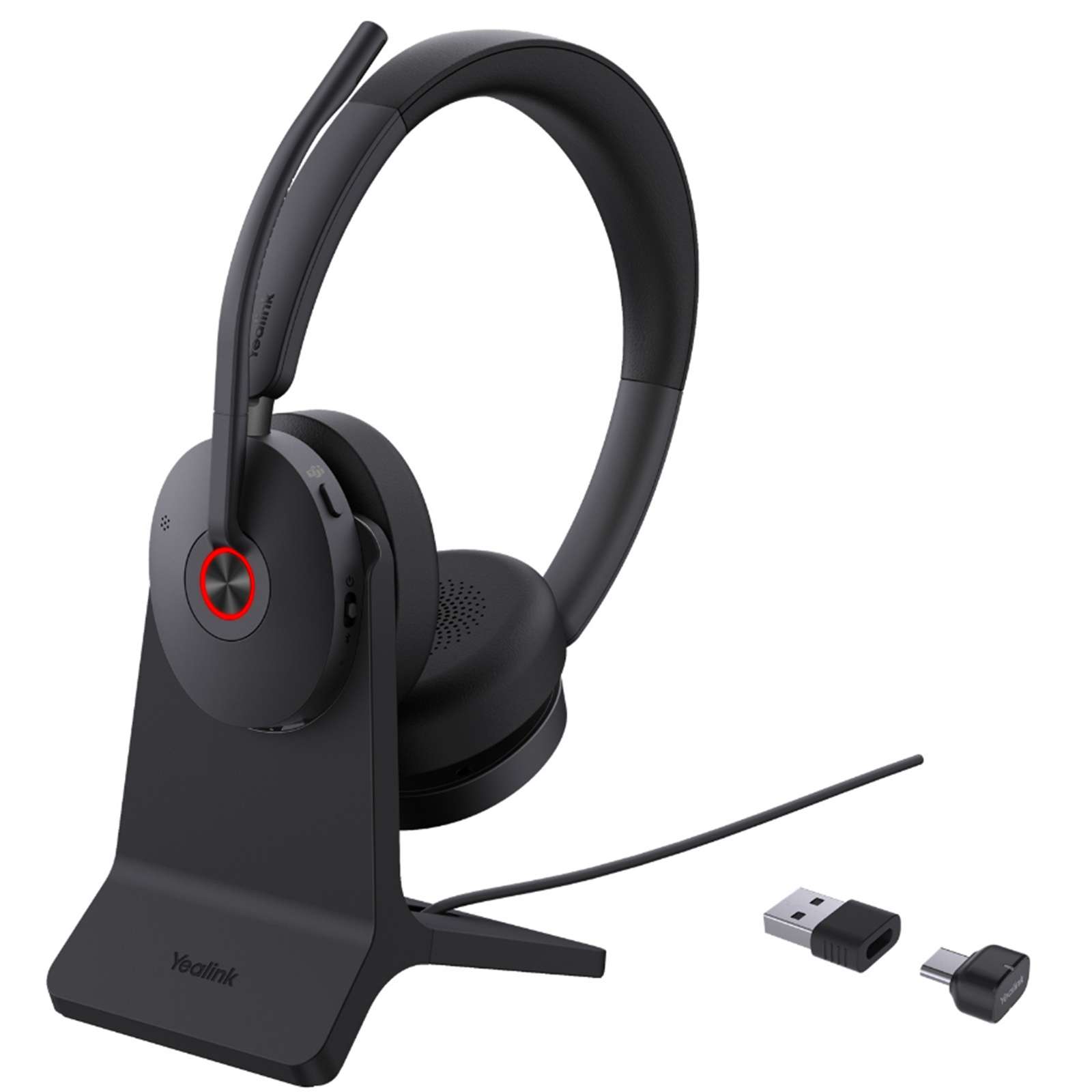 BH74 MS Teams Dual Headset with Charging Stand Black USB-C/A-NFR #