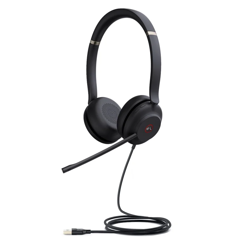 UH37 Wired Headset USBCA Dual Teams Certified 